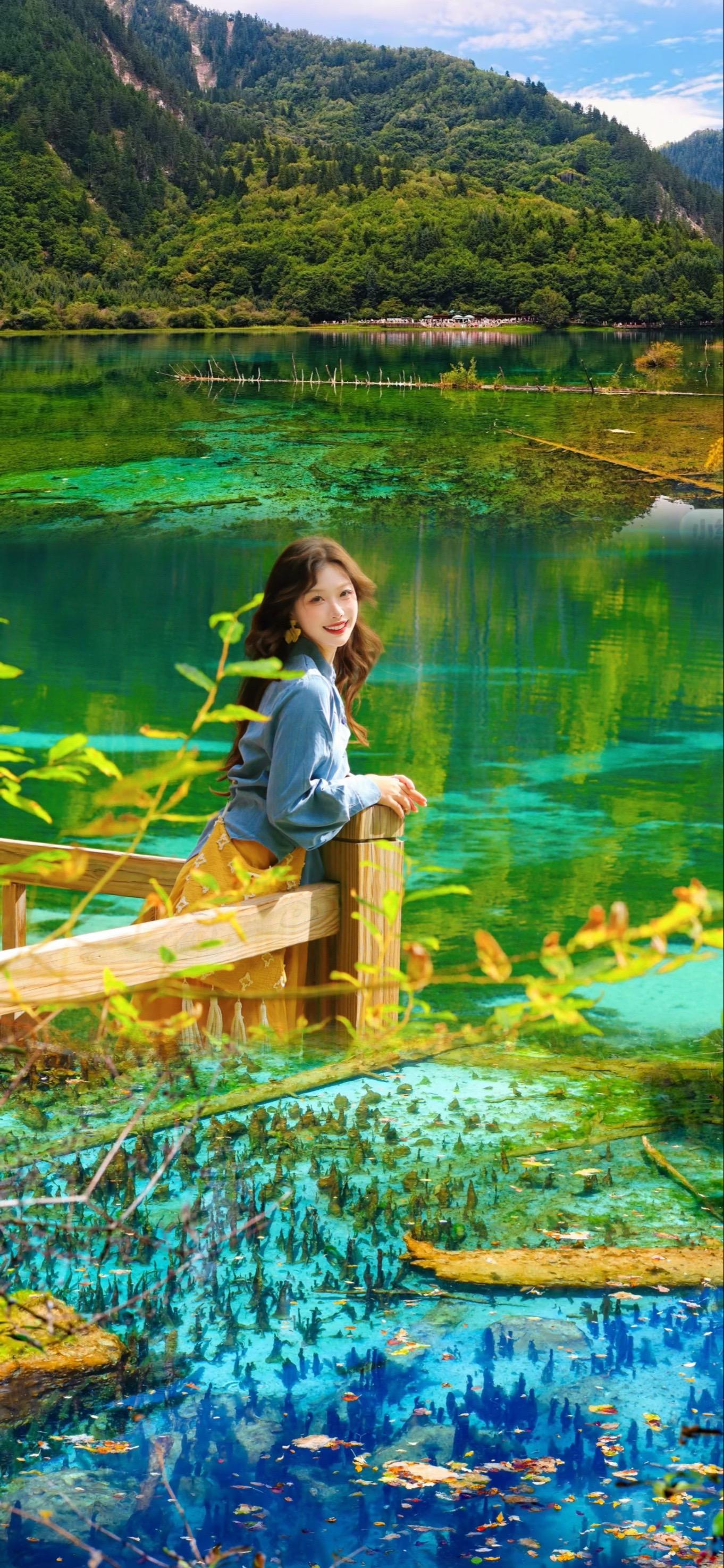 生命应是蓝绿交织的玻璃夏色。