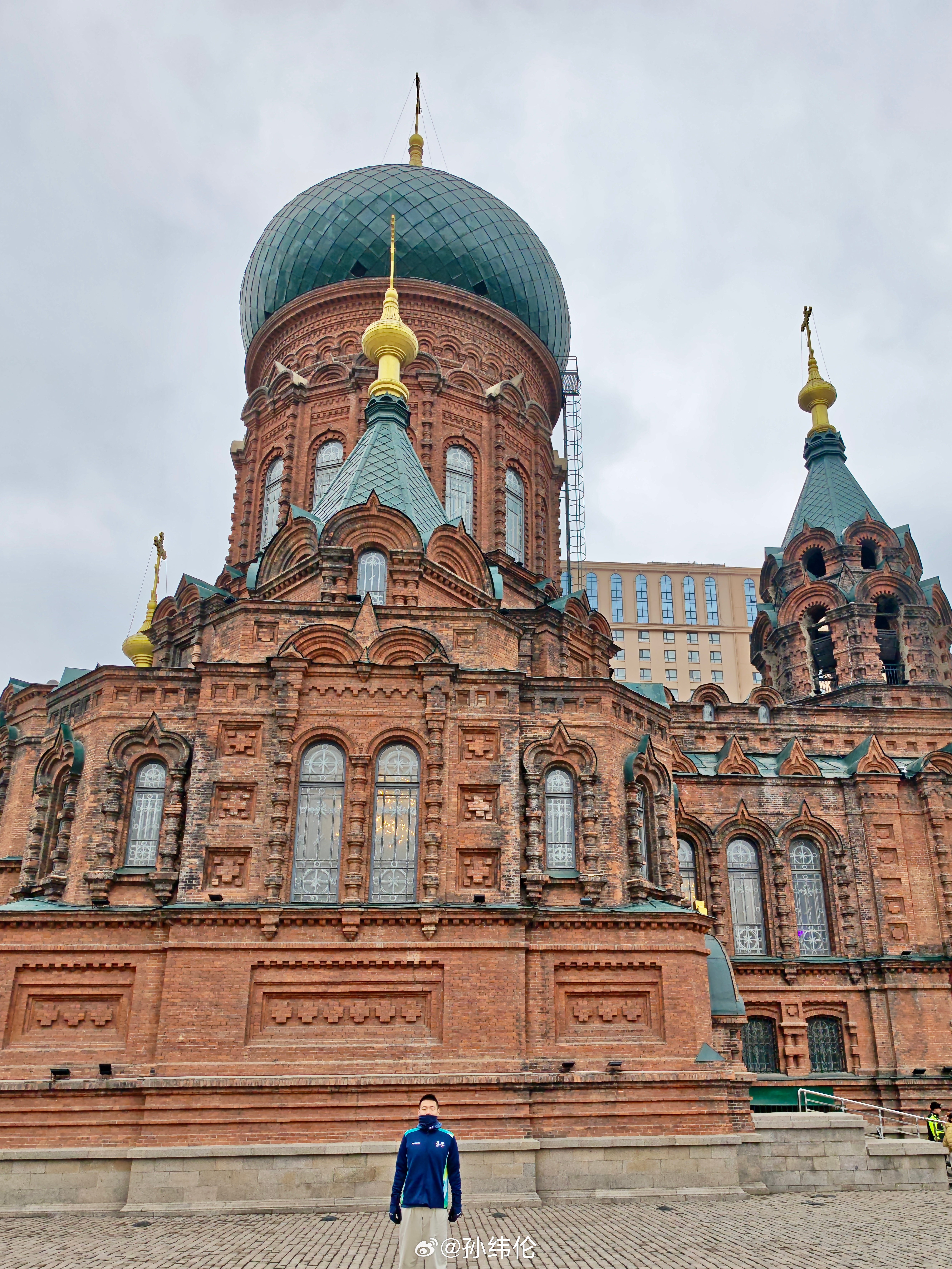打卡圣索菲亚大教堂。上一次来哈尔滨，还是在遥远的2018，感觉也都没什么变化 哈