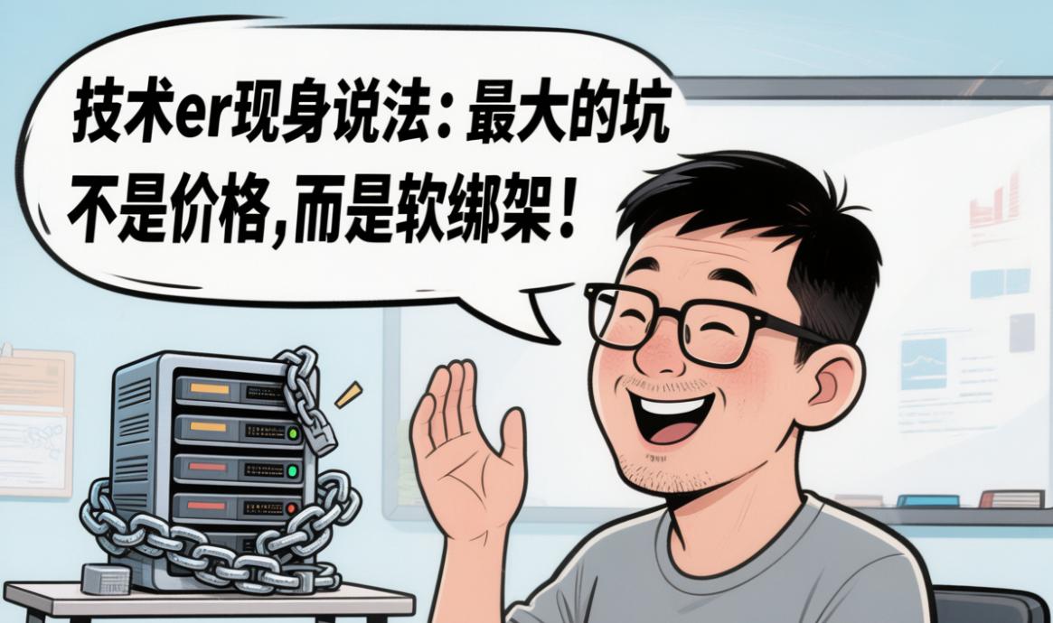 技术er现身说法：存储选型最大的坑不是价格，而是软绑架
做技术决策这么多年，越来
