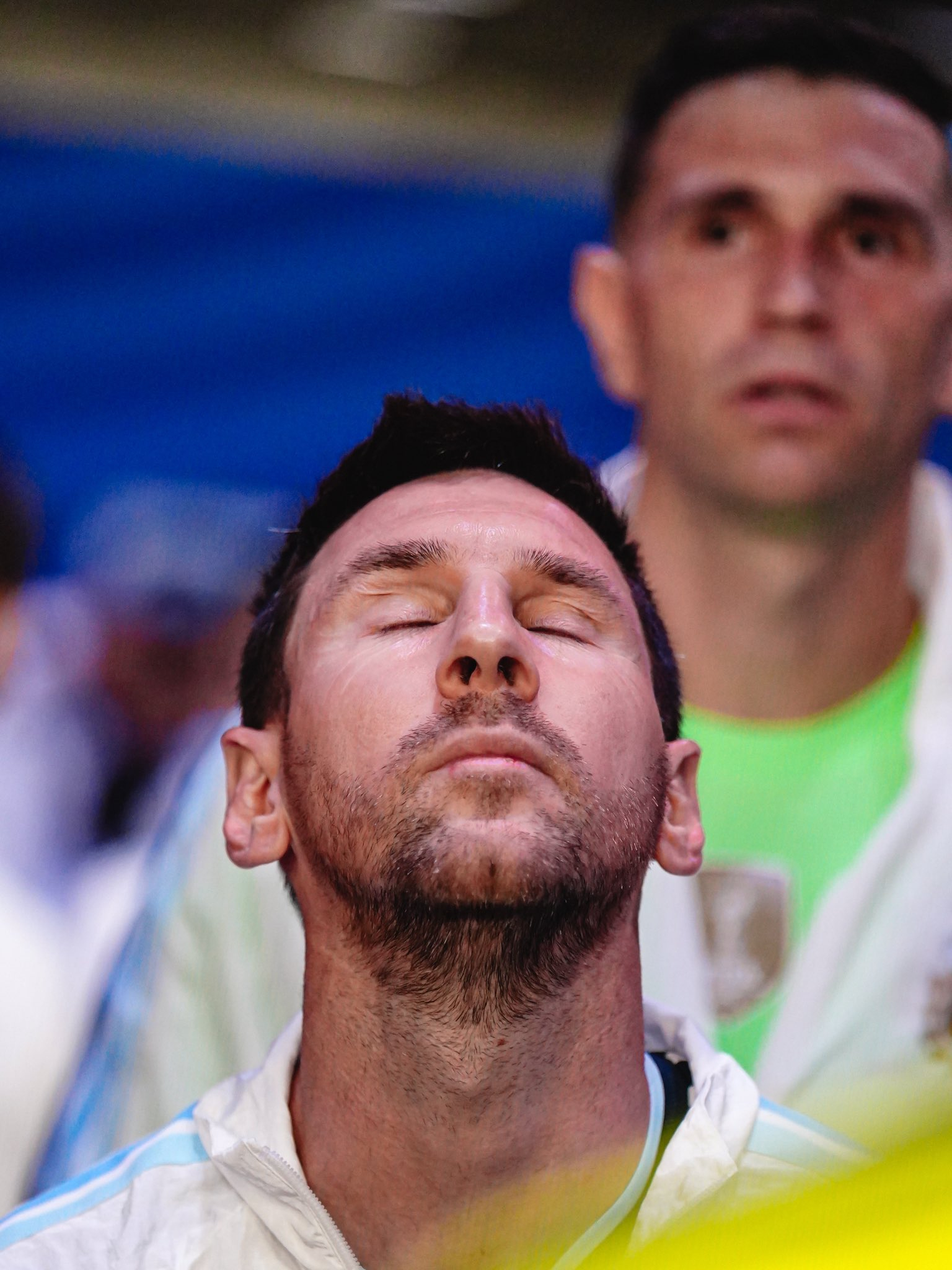 阿根廷官方摄影师Tato：❤️🇦🇷 我相信你，也相信这份爱。✊🏻✊🏻🐐
