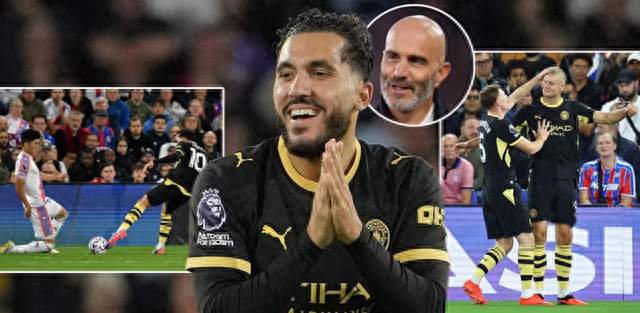 曼城4-1水晶宫核心点 哈兰德和谢尔基爆笑互动!布阿迪受到热烈欢迎