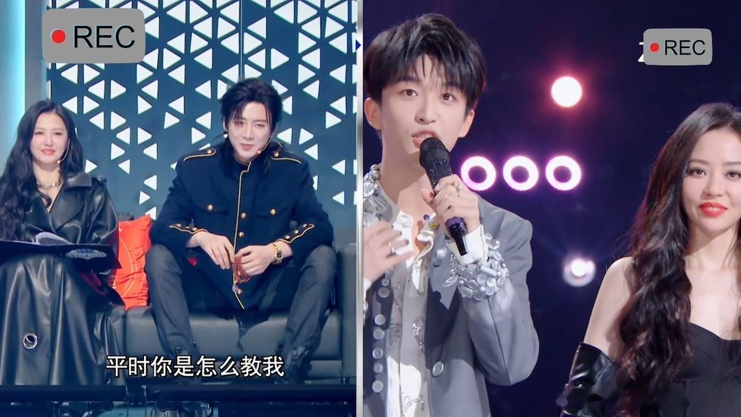在天赐的声音里学到真东西了  这期《天赐的声音》黄子也太会接梗了！夸姐姐们好看就