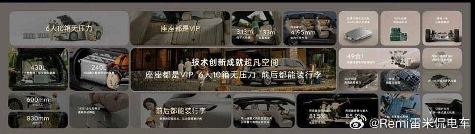 蔚来乐道l90大三排suv空间奇迹这次发布会的内容和节奏很不错！ ​​​