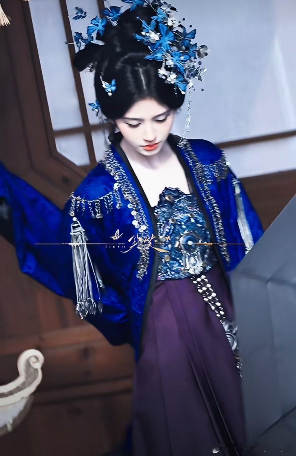 鞠婧祎 【苏绿夏】💙 论鞠婧祎与蓝色的适配度！！绝配！！鞠婧祎苏绿夏