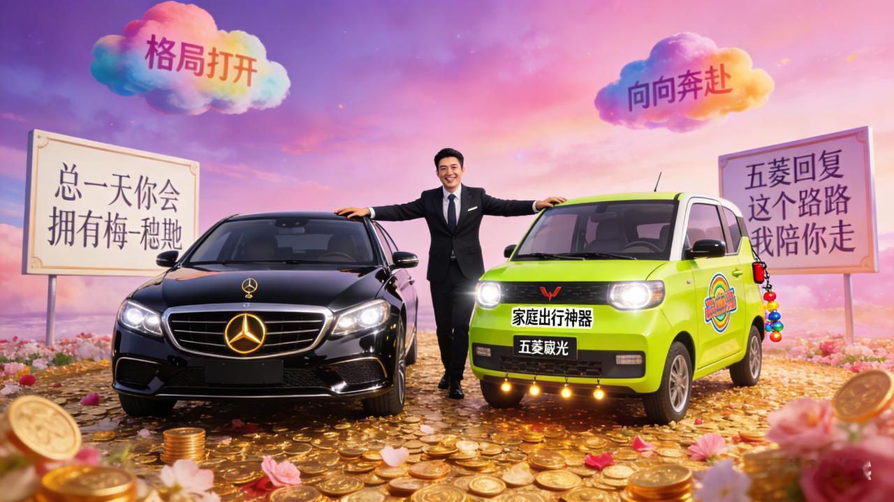 最近汽车圈这波“神仙互动”太圈粉了！奔驰一位销售员直播时被问“怎么看待五菱”，一