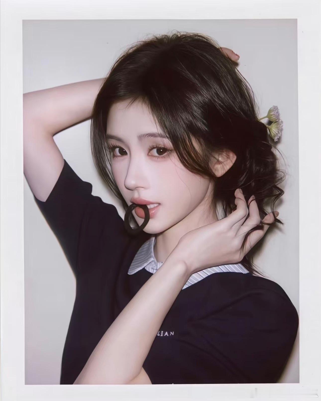 鞠婧祎 凸凸棉 