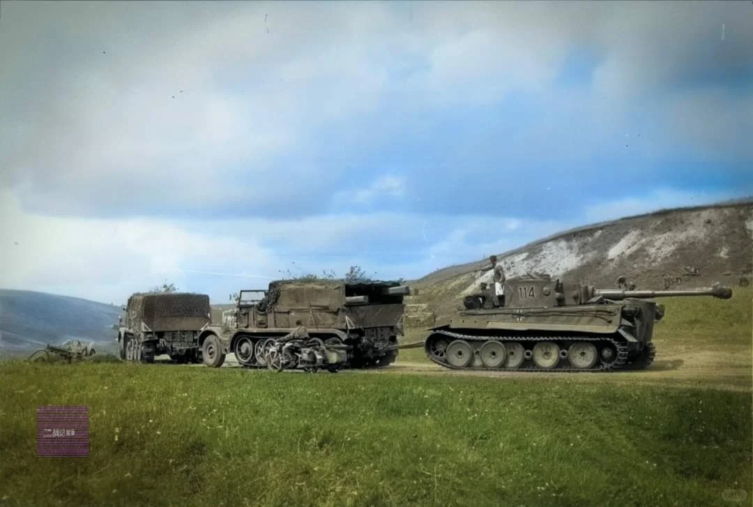 1943年6月，在东线库尔斯克附近，SdKfz. 9 Famo半履带式...