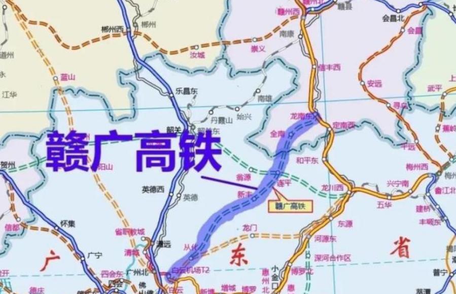 高铁规划集体"踩刹车"：5条热门线路被搁置，不是没钱，是变聪明了
赣广高铁：有了