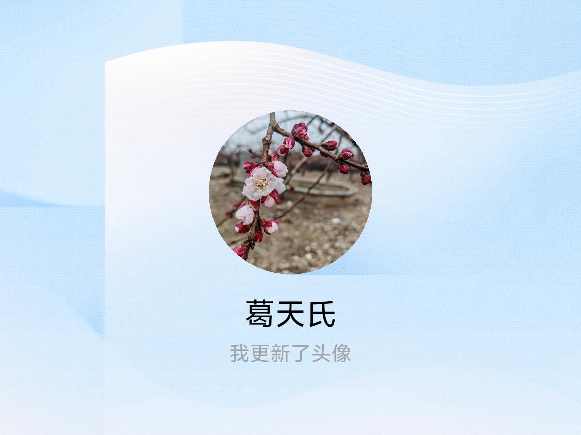 快来看看我新换的头像吧