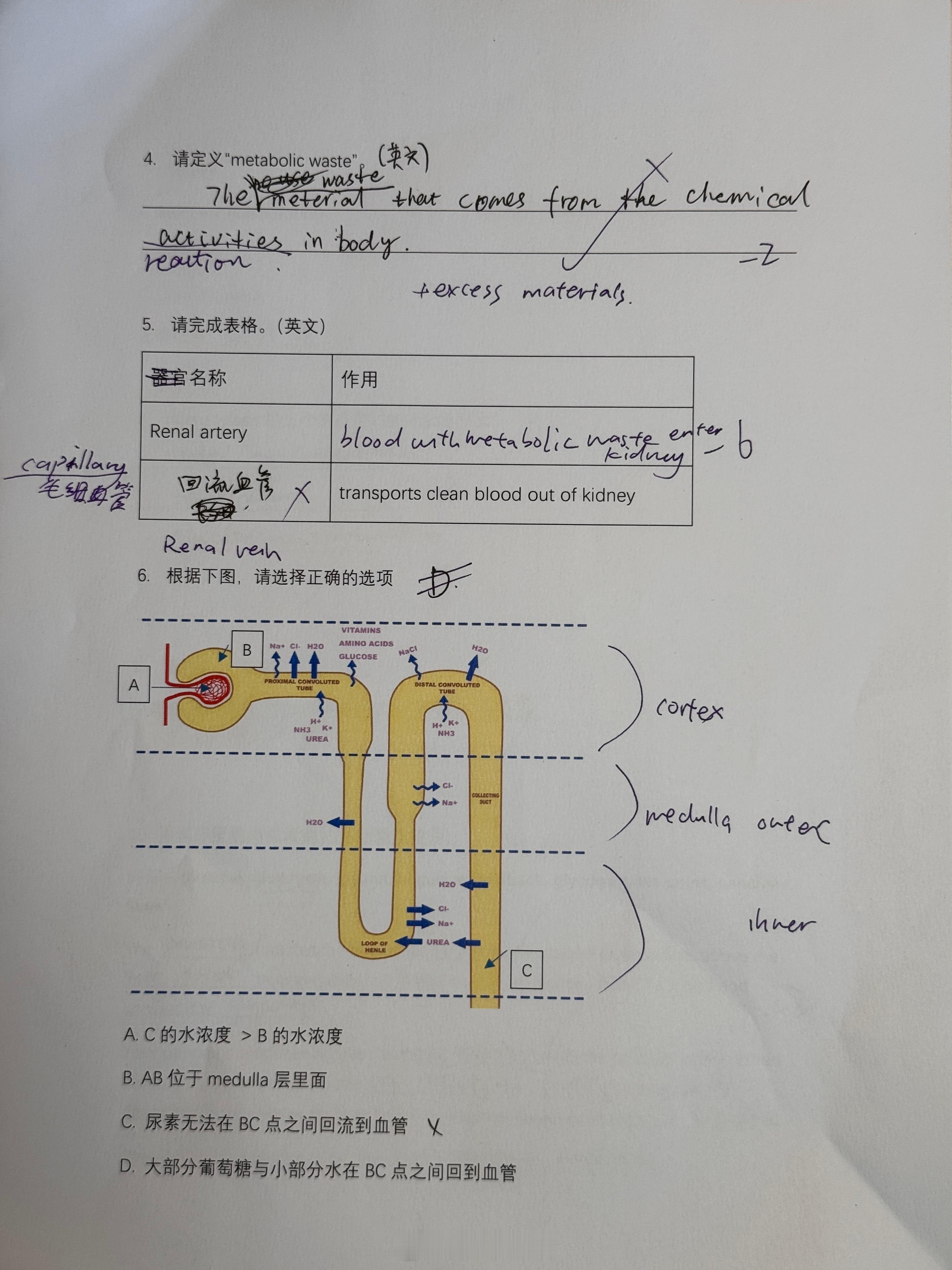 小菲老师这教鞭抽的啊，是真快我刚刚做好今天的笔记就听到打印机响她给我的试卷这么快