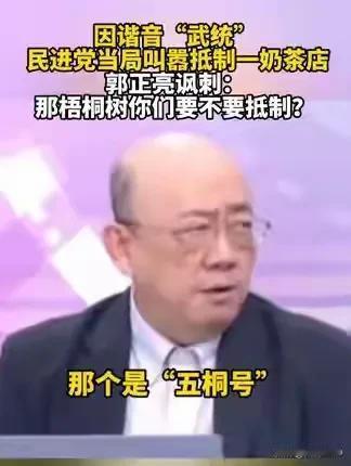 台湾民进党目前对谐音“武统”太敏感，犹如刺入大脑神经般抵制，如果有人叫吴彤，是不