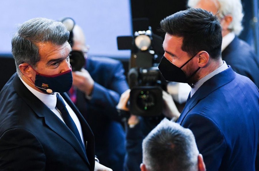 【拉🐶真tmd🤮】拉波尔塔接受加泰罗尼亚广播电台采访，再次谈到了梅西￼相关话