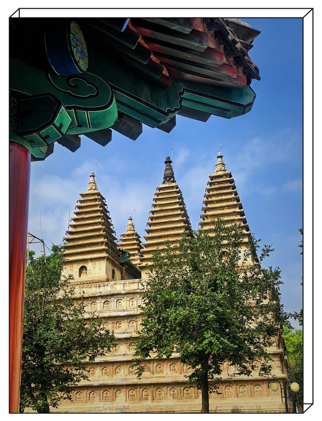 美景图片分享石刻艺术五塔寺