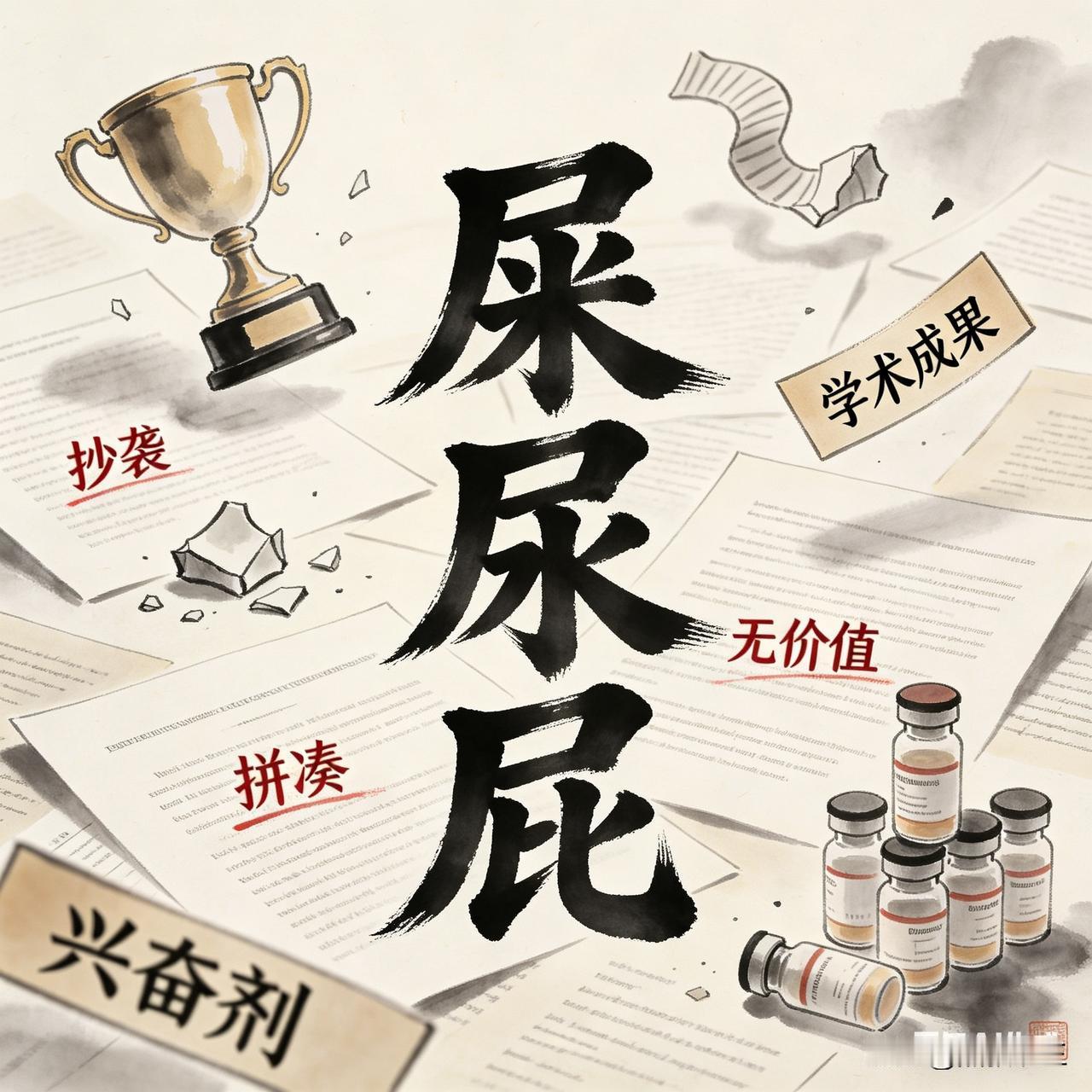 贾浅浅再曝抄袭门，别骂屎尿屁诗了，她的学术八股，才是学术界最大的黑箱

谁能想到