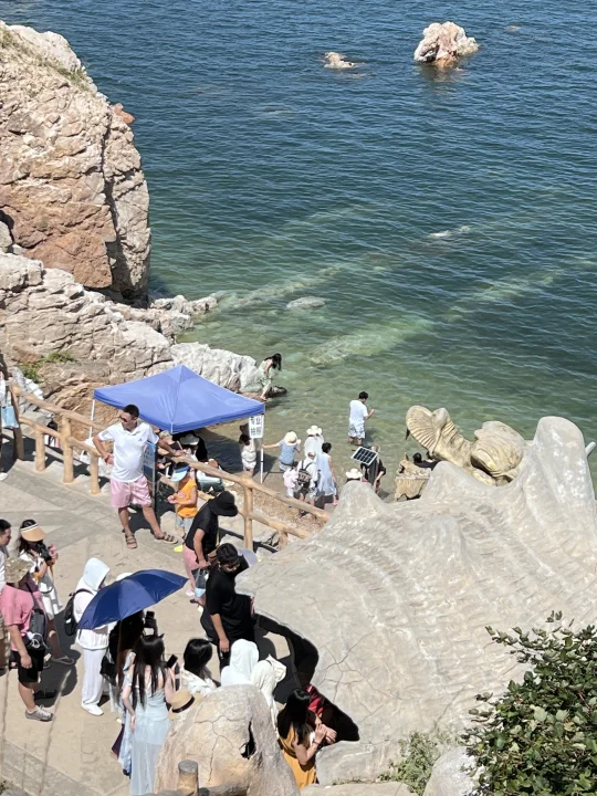 今日养马岛9.10号实况（海水清澈）