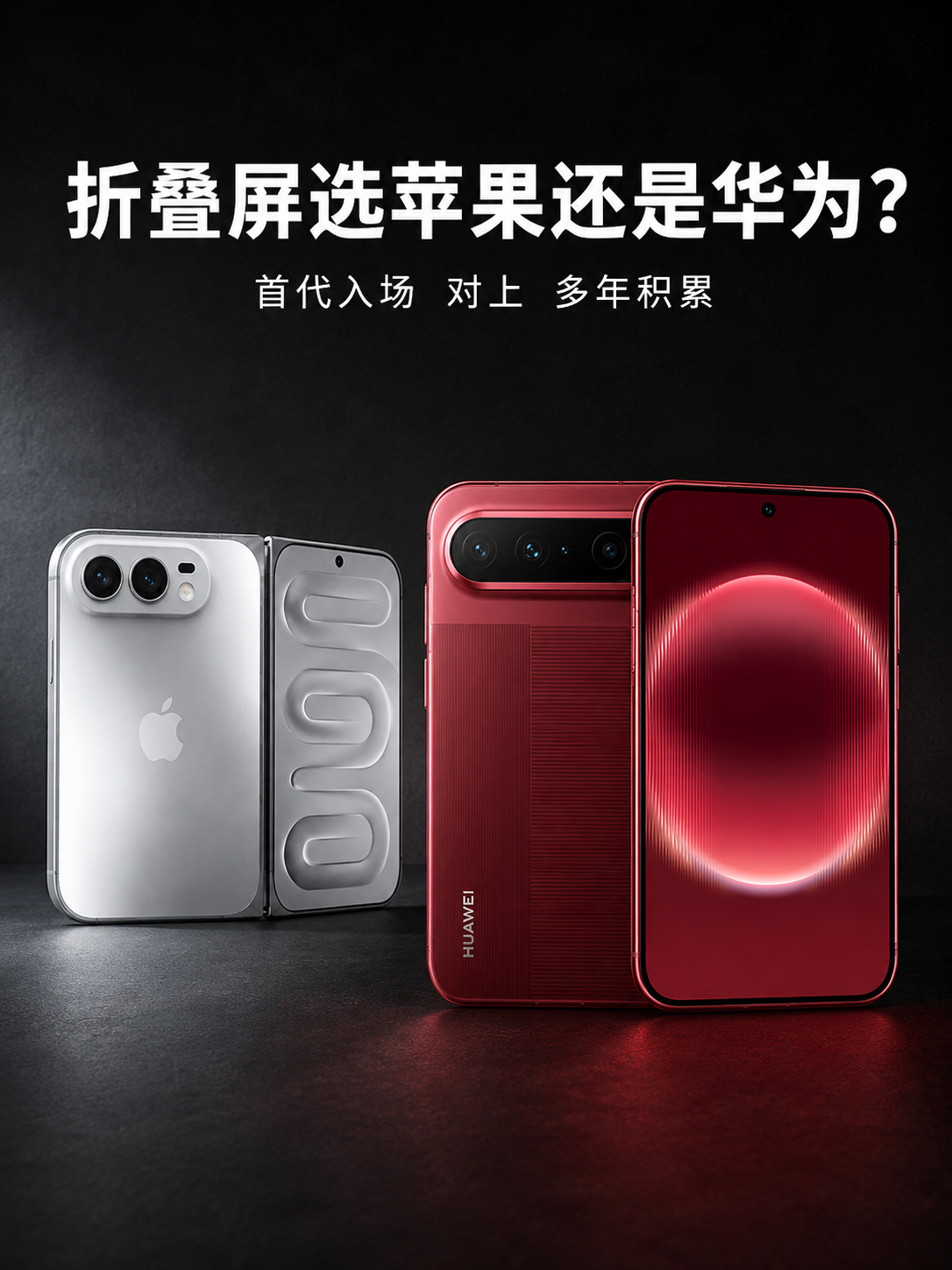 折叠屏选苹果还是华为 苹果新品还没看到真机，如果现在真让我掏钱，我会选华为。折叠