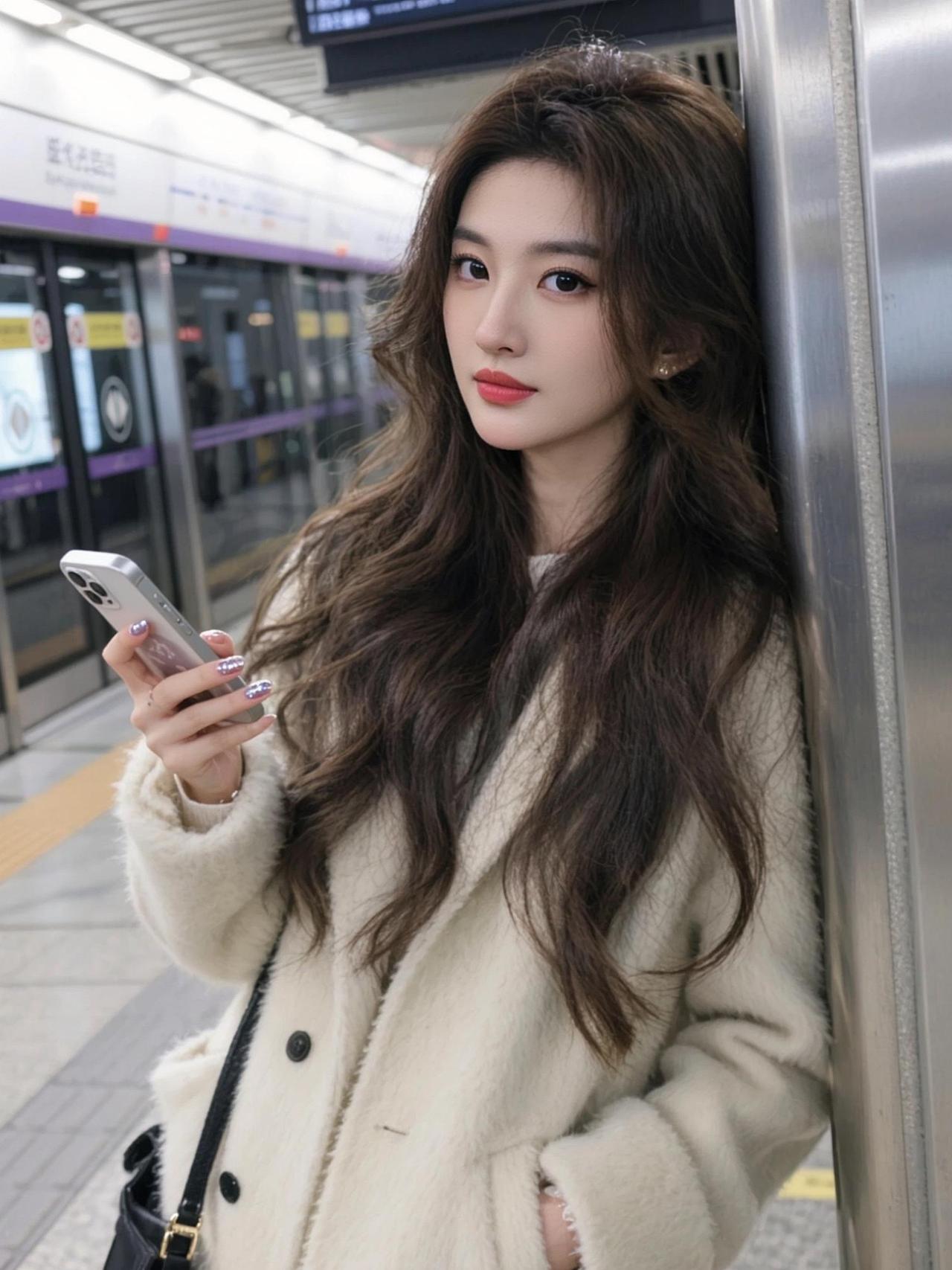 地铁时尚随拍 抖音ai创作 你会喜欢我多久呢 满眼都是你的人才配的上你的爱