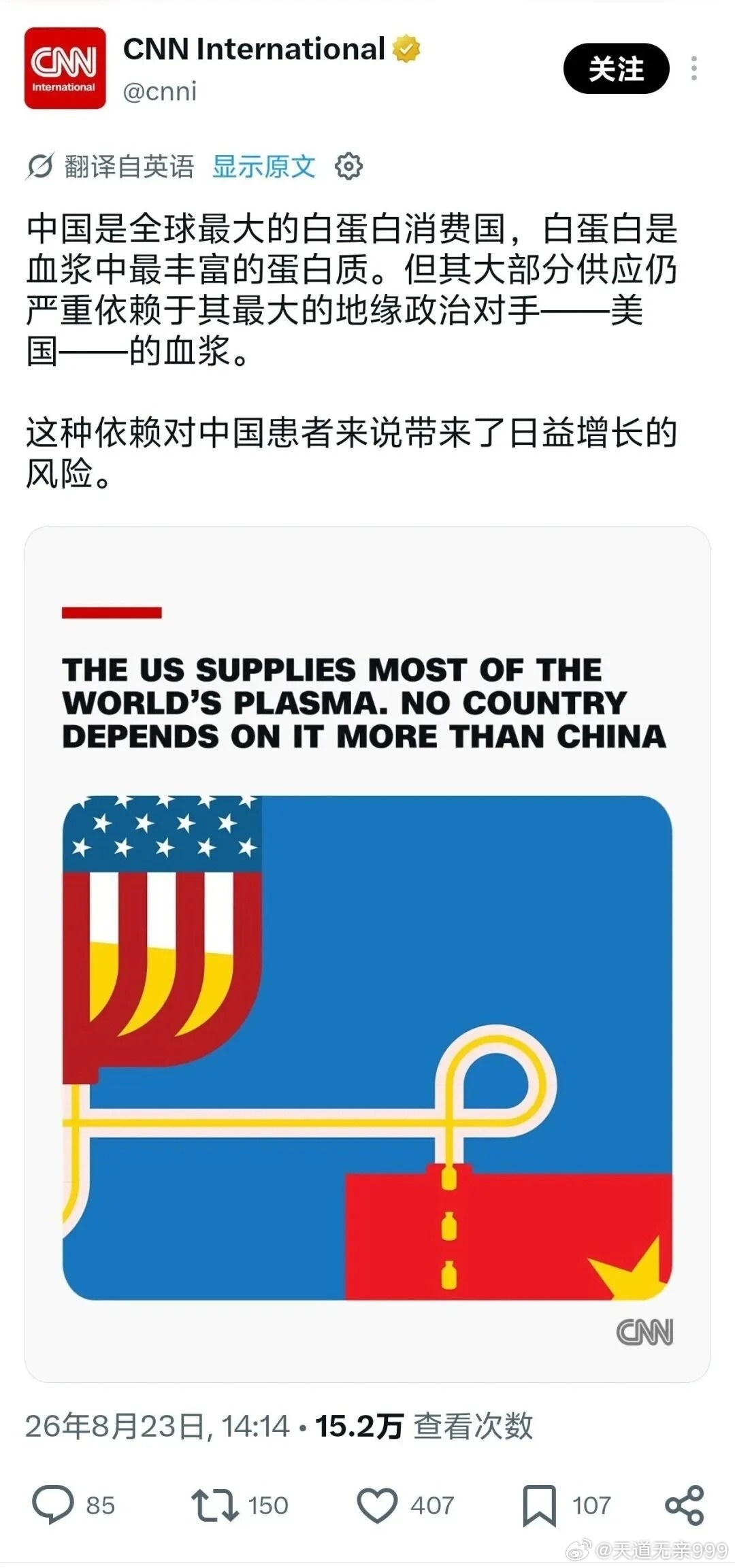 人体自有大药，重要的是提前预防疾病的发生，而不是等严重了，进医院动手术。美国现在