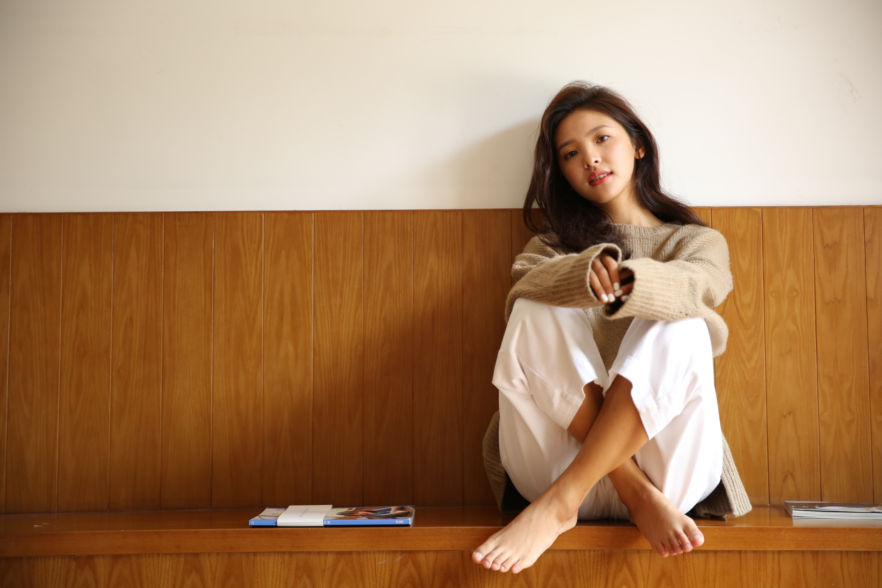 章若楠早期拍摄 无美颜生图 