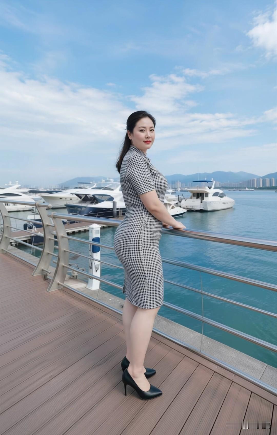 站在码头望着平静的海面，忽然想通不少事。日子不必时时刻刻紧绷着，就像眼前停泊的游