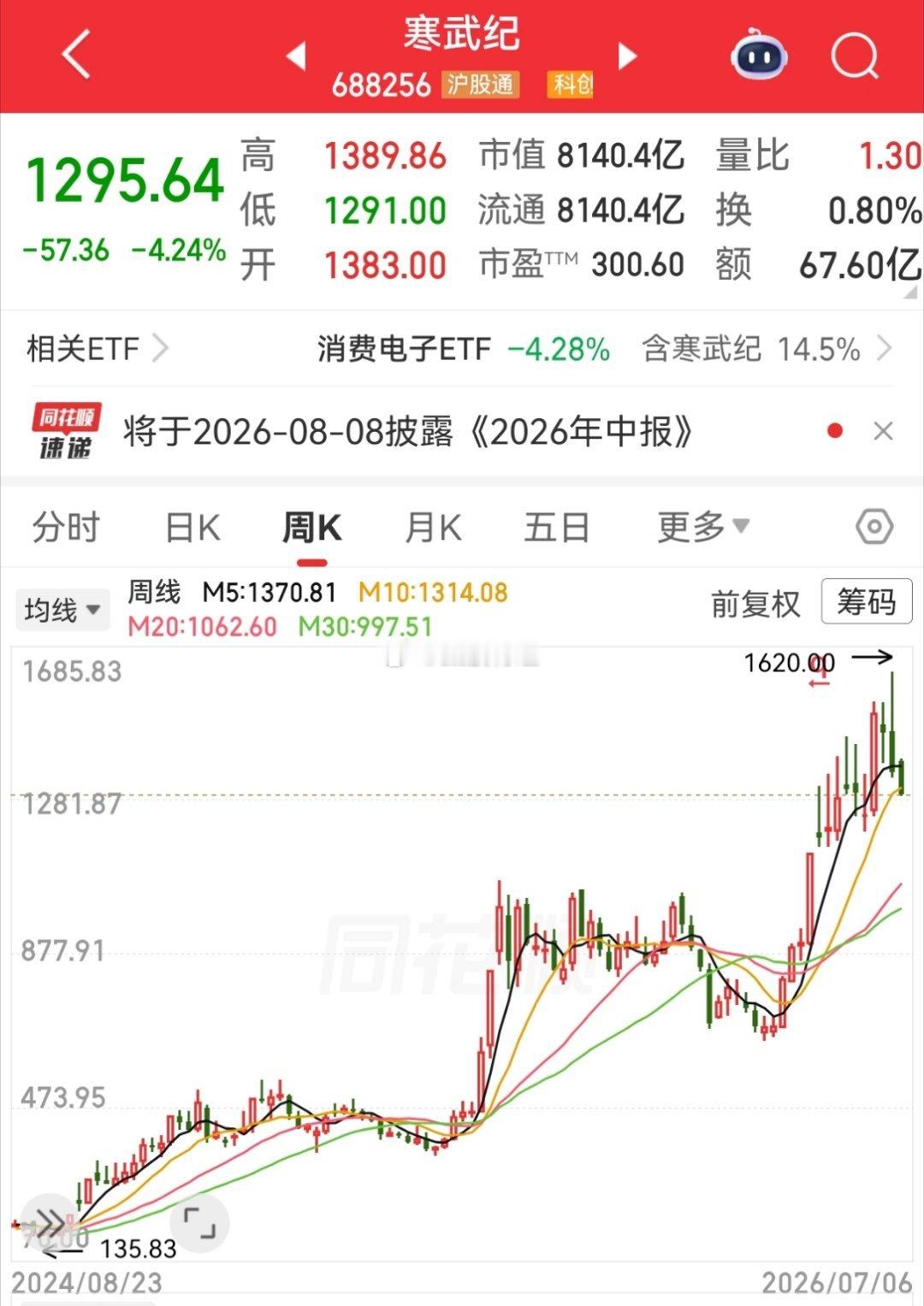 科技股的两个大哥都涨不动了，不是科技股没行情了，是得出新大哥了今天的A股科技股又