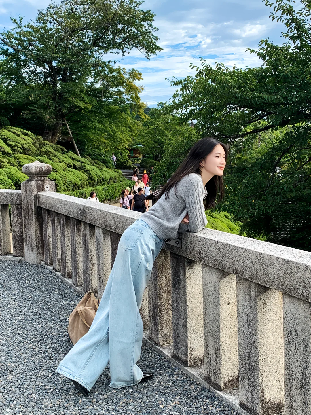 在京都的松弛感旅行穿搭