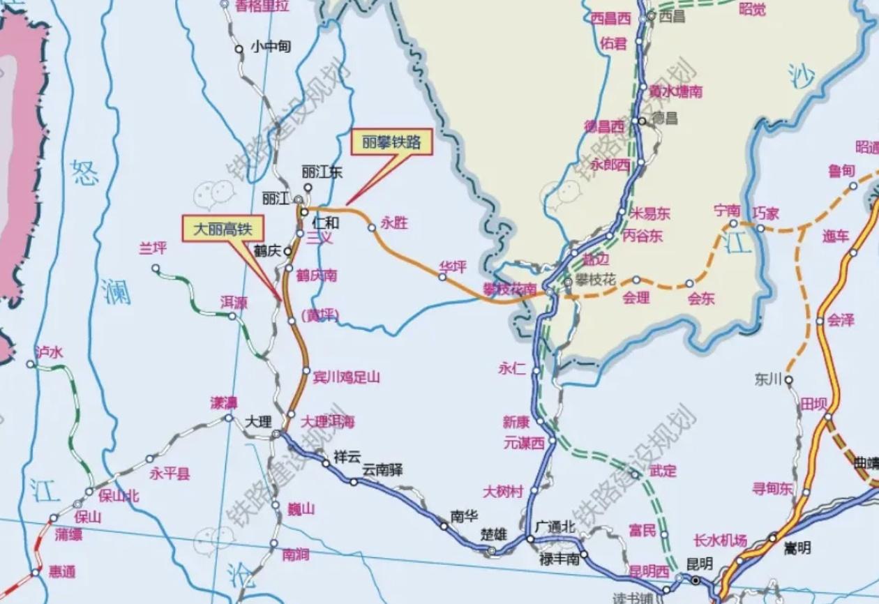 成渝铁路成都至隆昌段、广巴铁路扩能及大丽攀铁路，已入国家“十四五”规划，预计“十