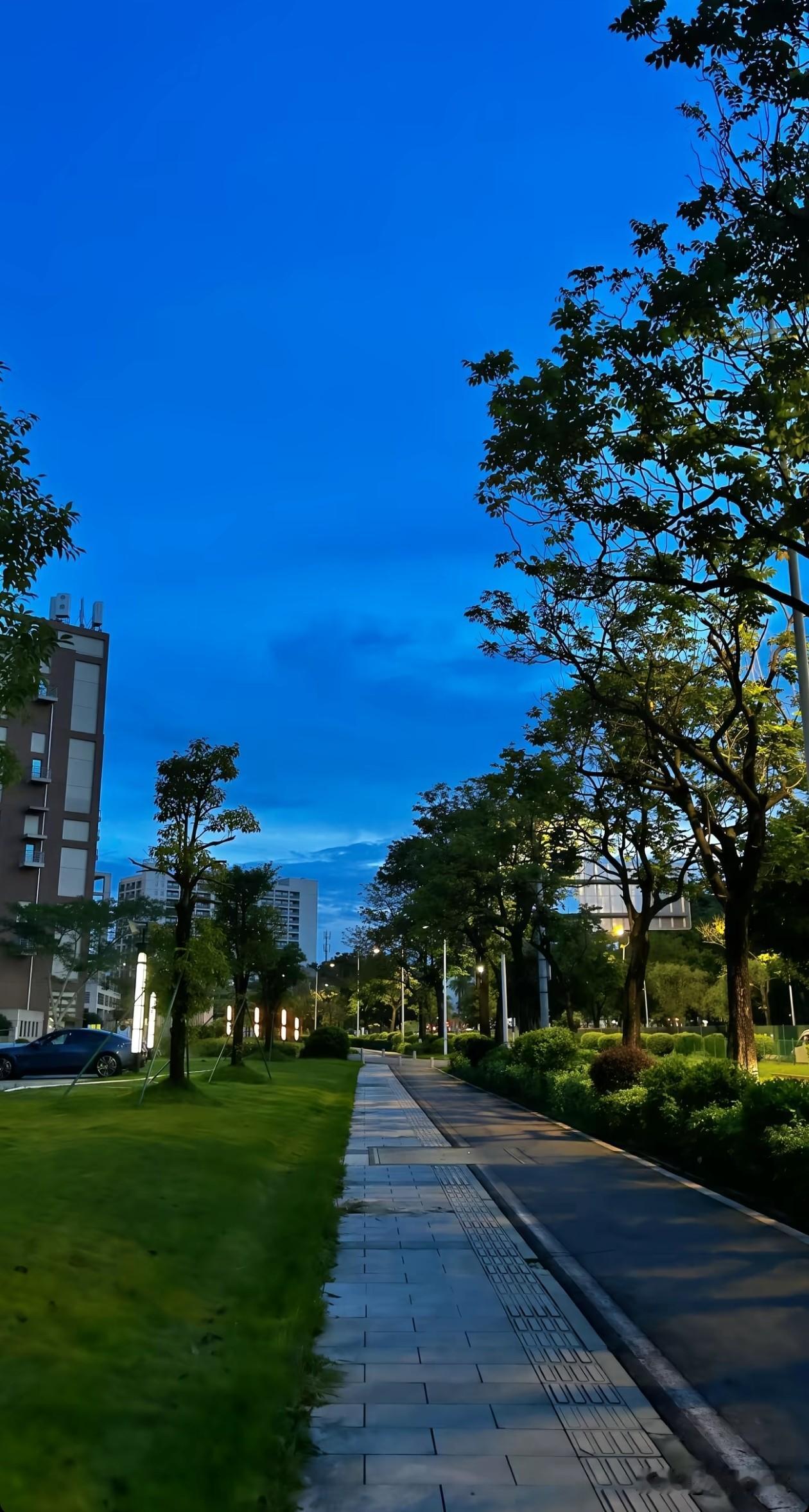 澄澈的天空，是夏日独有的治愈风景。