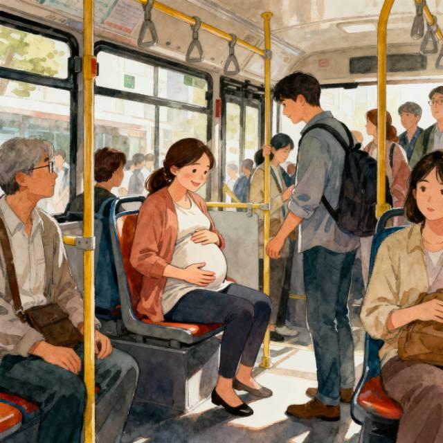 万万没想到！早高峰公交上，孕妇让座引发的真实争议
 
万万没想到，早高峰挤公交这