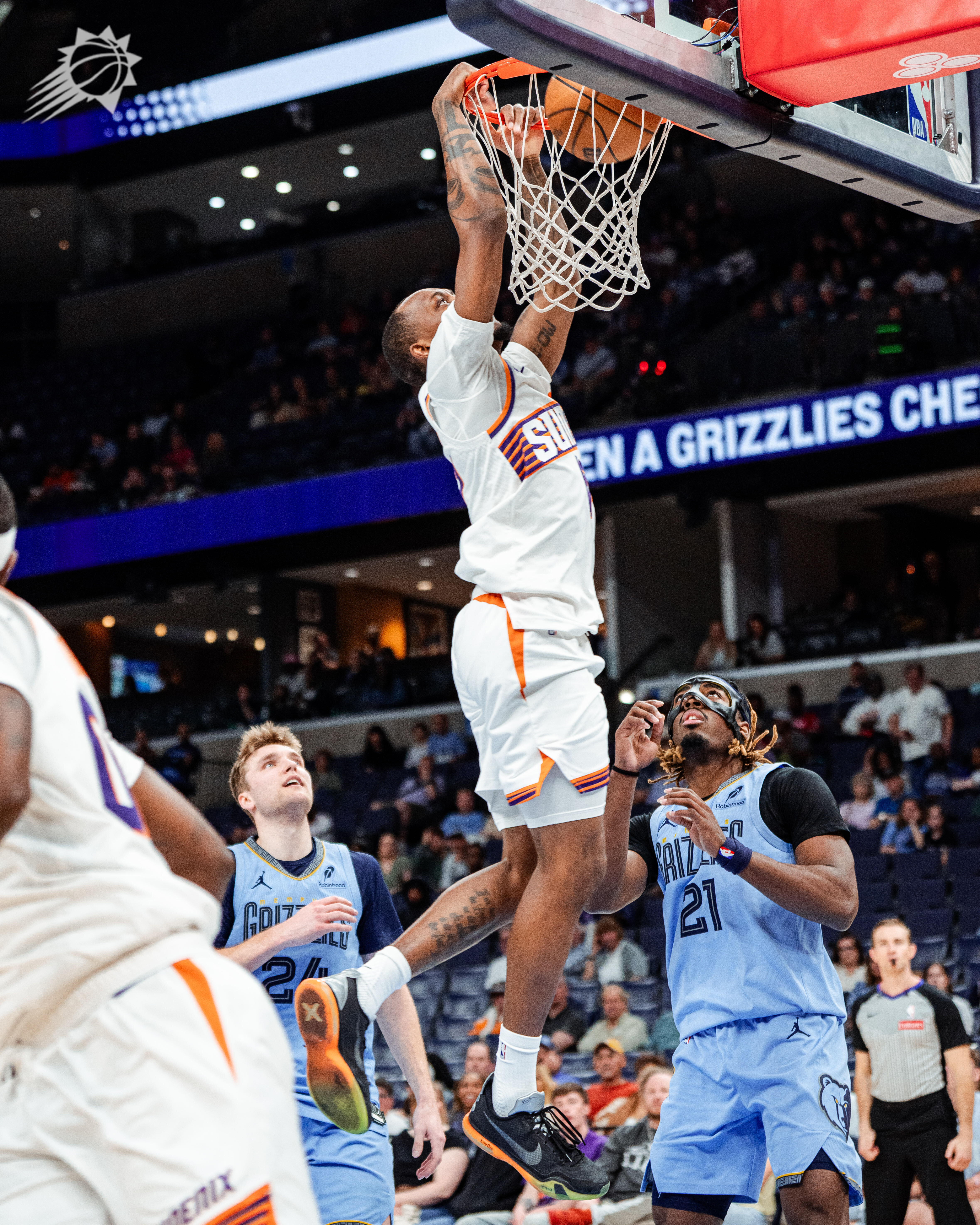 古德温随后再次抢断，助攻布耶暴扣得分！！！！菲尼克斯太阳 ｜旭日东升 ｜太阳vs