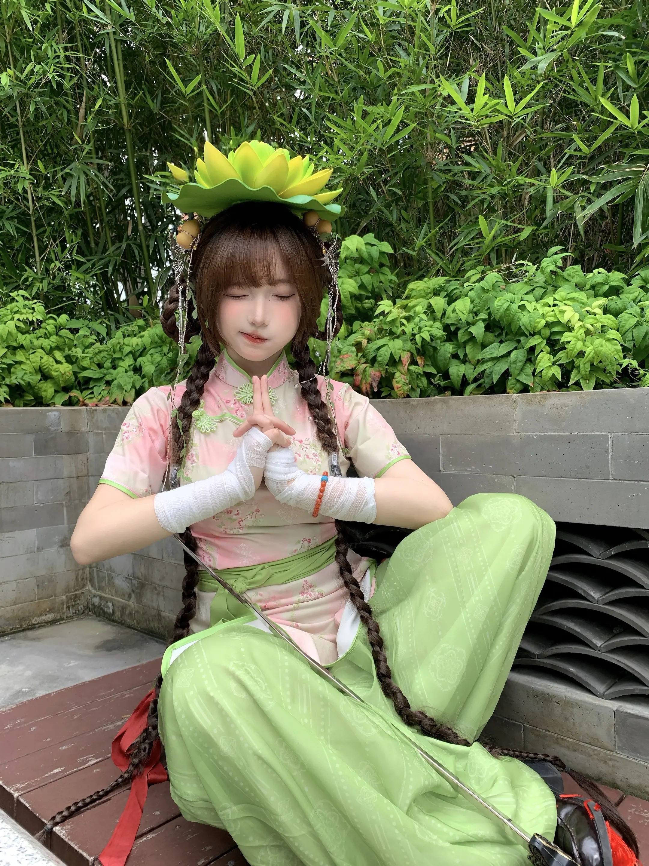 “师姐 请赐教”一整套🥕88的中华娘怎么这么权威！！粉绿配色就是最绝的～！
