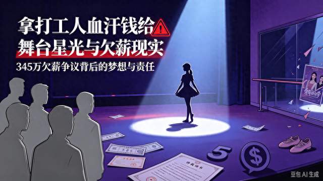 拿345万欠薪捧女儿出道：打工人血汗钱
