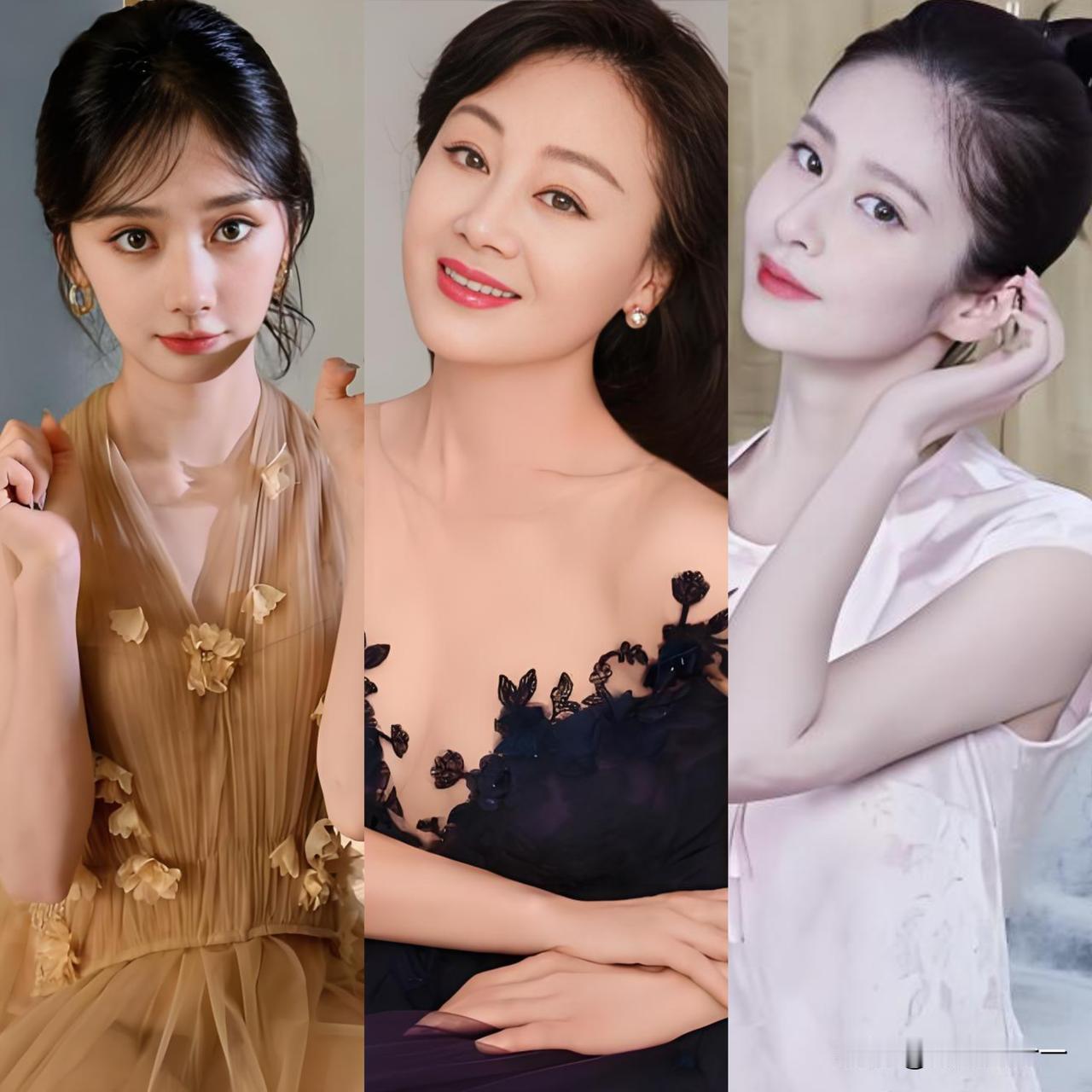 《小芳》女演员，

要是给颜值排个名：

演二姑的颖儿能排第三，第二名是演小芳的