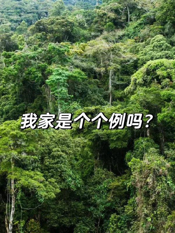 为什么有人会觉得我家只是一个个例呢？