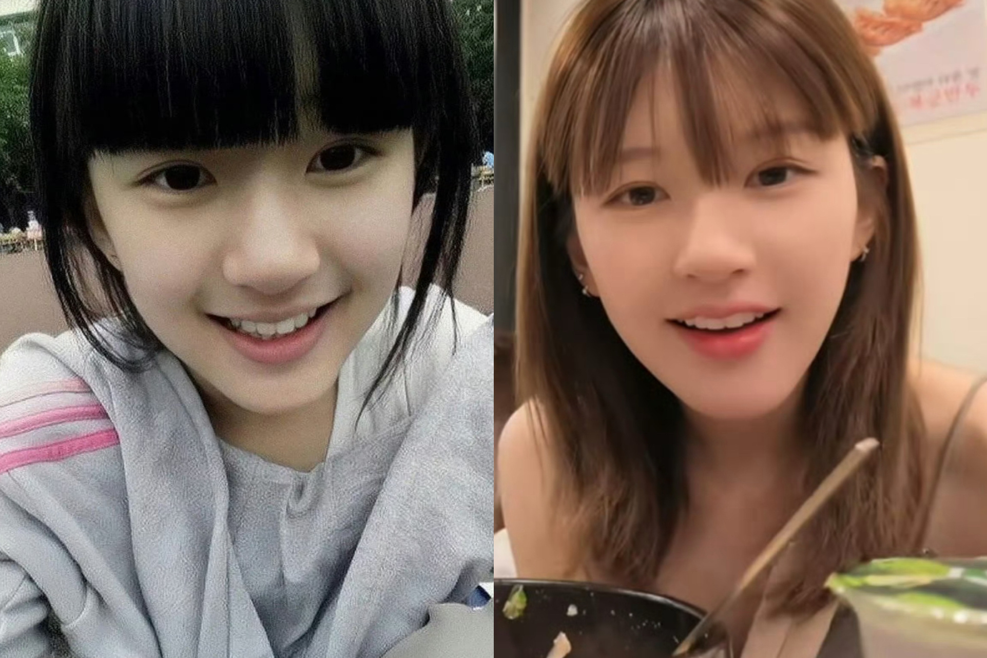 时间对这个女孩做了什么…露思这个侧脸线条一模一样 