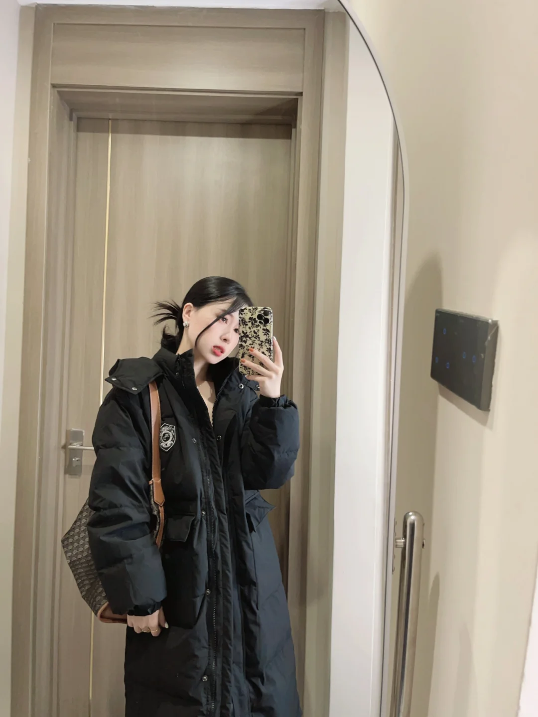 黑色羽绒服真的值得拥有啊~