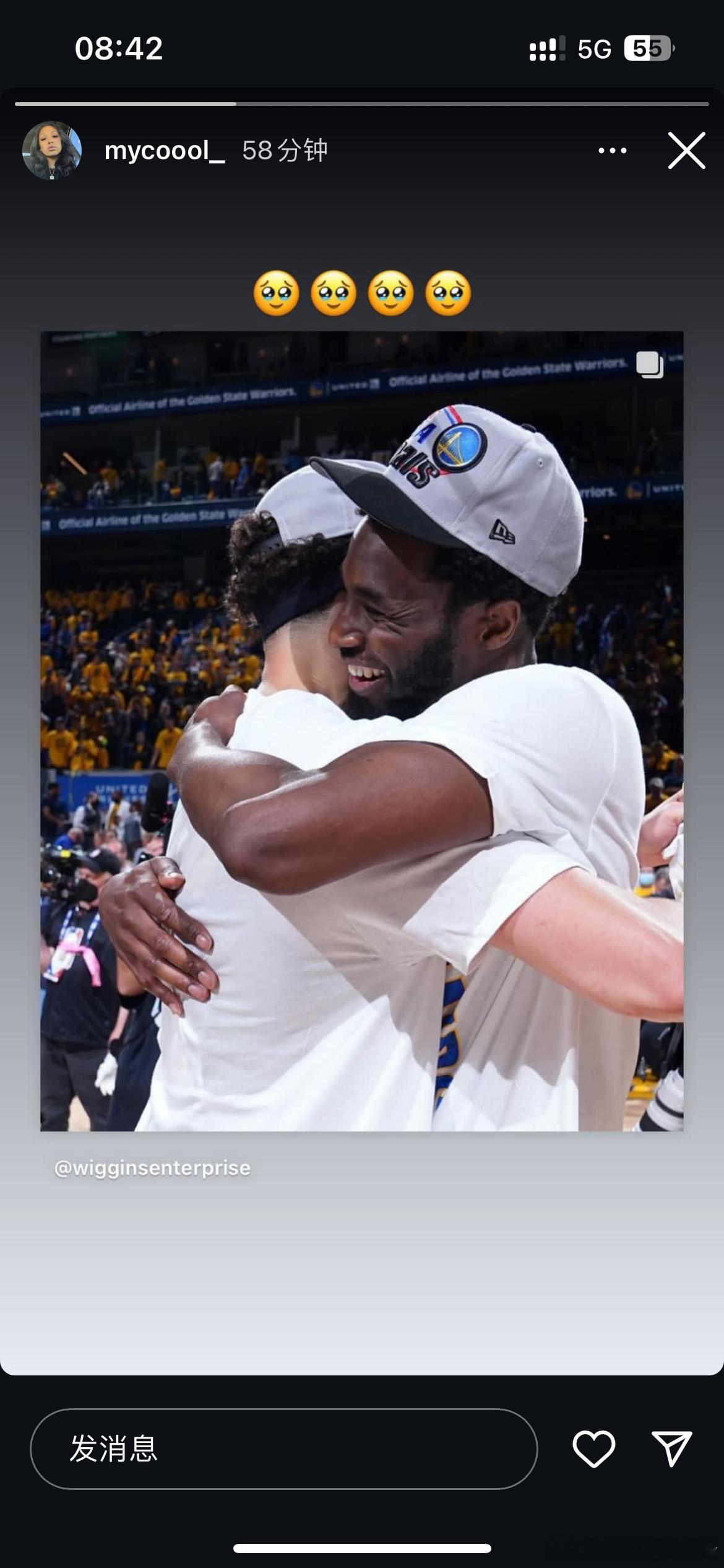 并肩战斗过携手登顶过一定是有革命友情的嘴嫂58分钟前也发ins了#nba自由市场