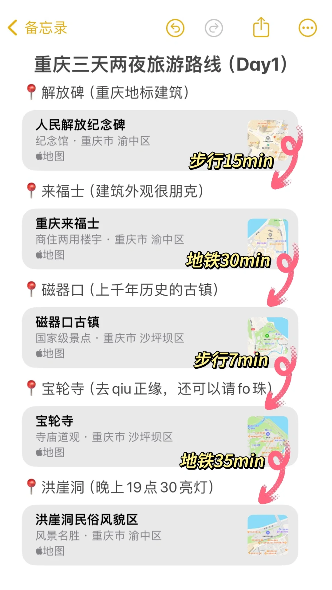 谁懂啊，被自己做的重庆攻略满意得睡不着