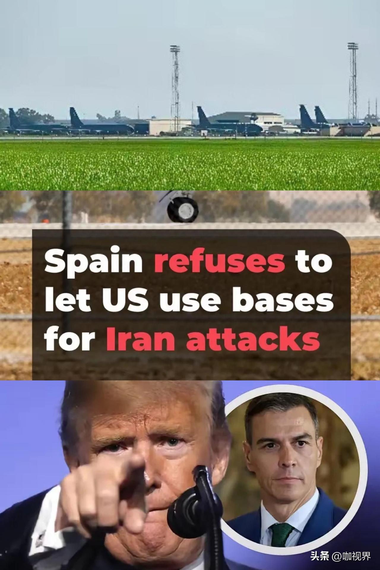 盟友不配合，特朗普睚眦必报！宣布切断和西班牙的一切贸易往来！理由是西班牙出于公平