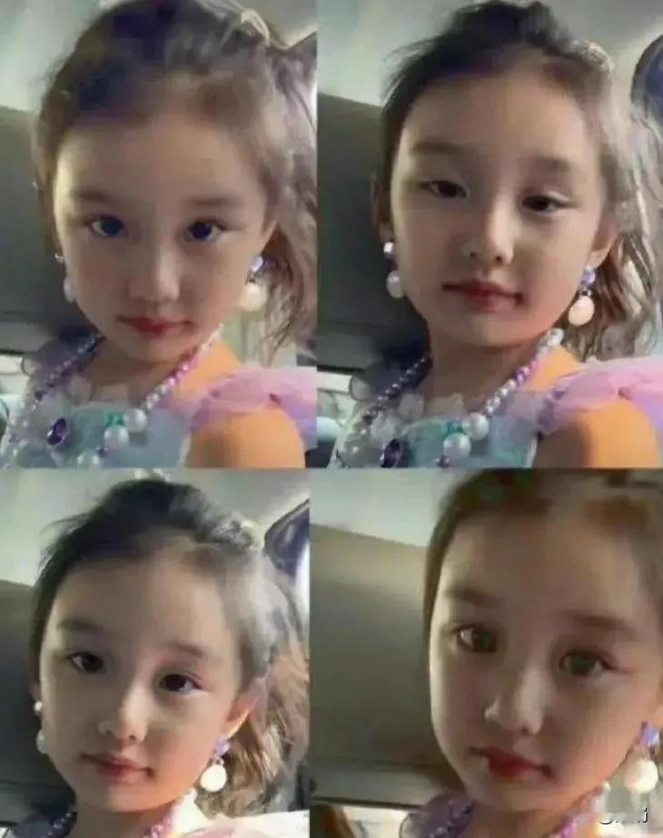 杨幂的女儿小糯米，长大后越来越像妈妈了，大眼睛、高鼻梁，简直就是迷你版的小杨幂，