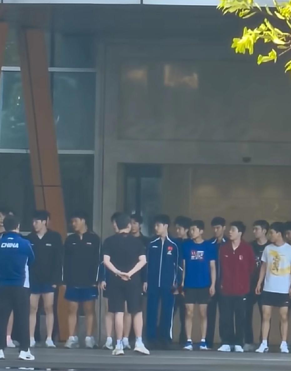 总是把乒乓球也当成了一项职业，所以从没有想过，国乒集训，他们还会早晨集合点名！就
