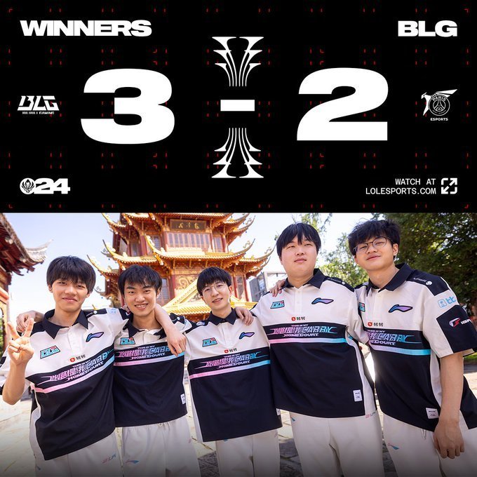 #BLG战胜PSG# 昨晚BLG以3-2险胜PSG，认真说这结果真是惊掉所有人下