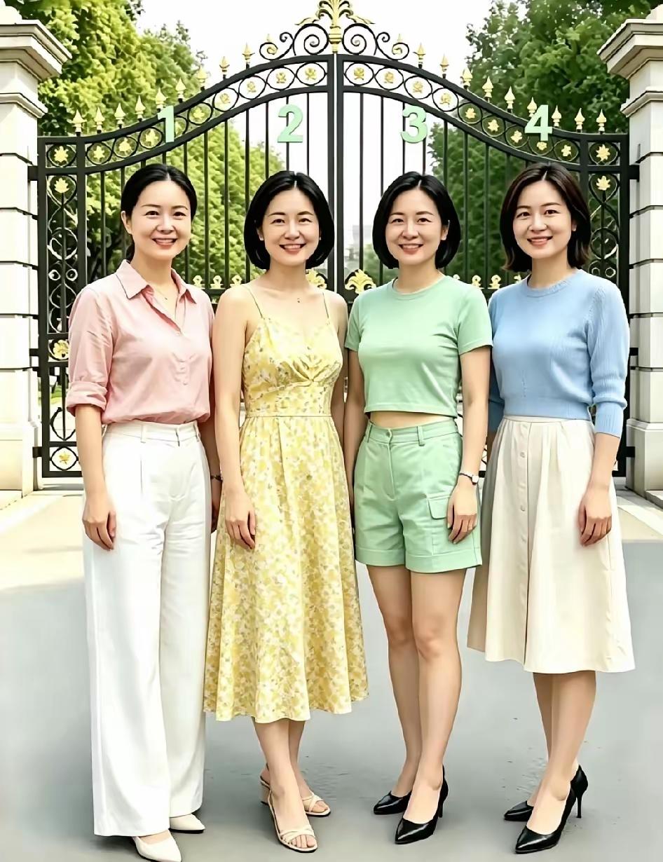 这四位美女都是离异单身，如果选一位做老婆，友友们：你们会选哪一位呢？