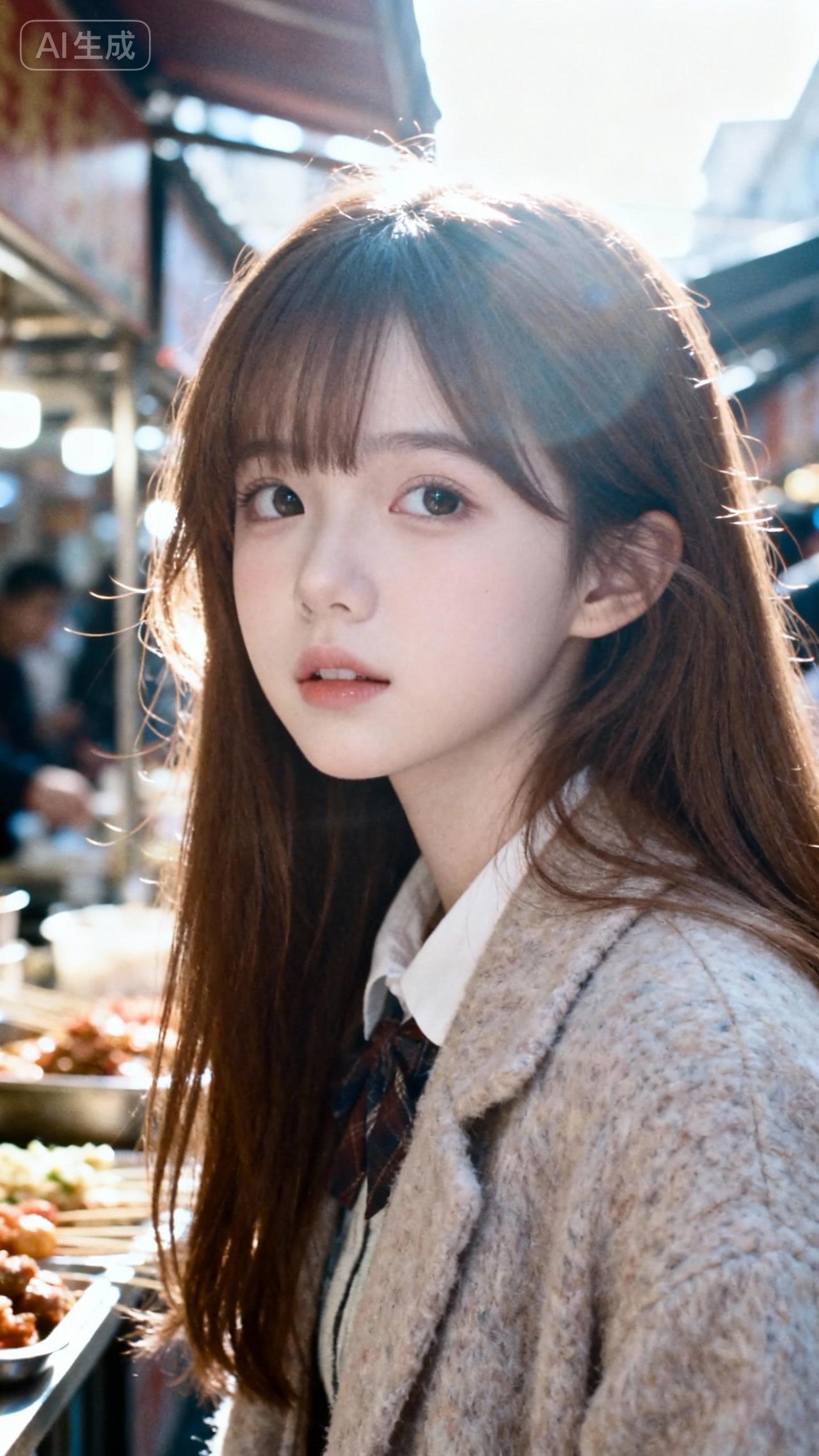 日暖风和，笑语盈盈。