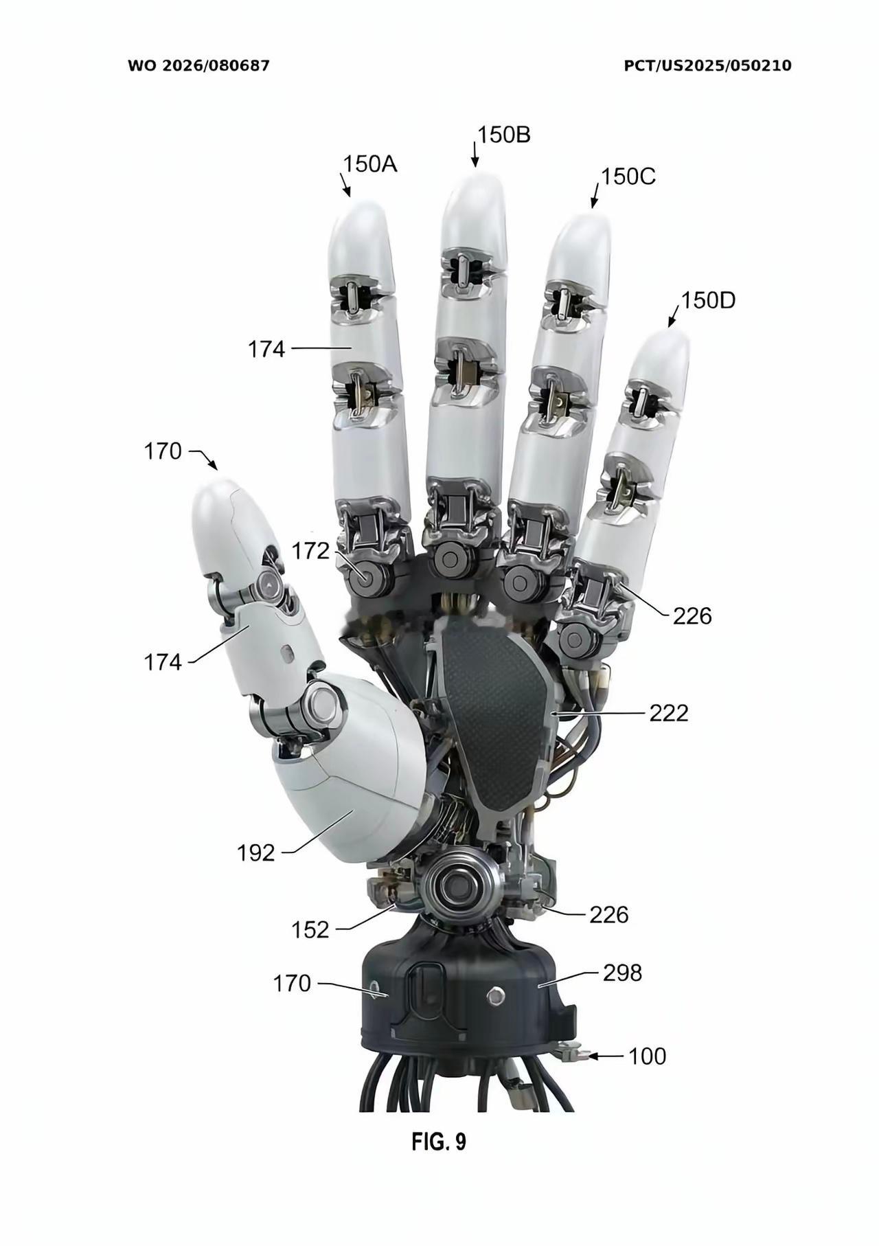 马斯克公开特斯拉擎天柱机器人全新手部专利，彻底颠覆传统设计：将笨重执行器移至前臂
