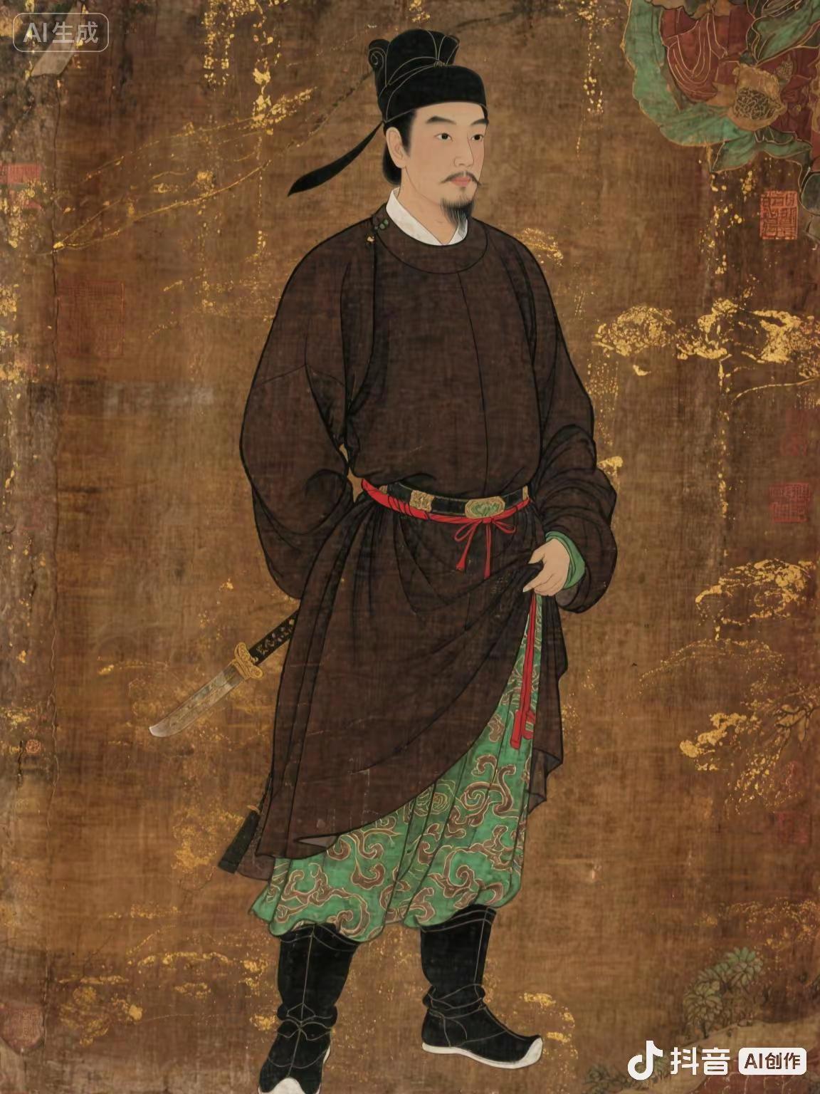 ai唐朝写真 汉服 汉服妆造 ai工笔画