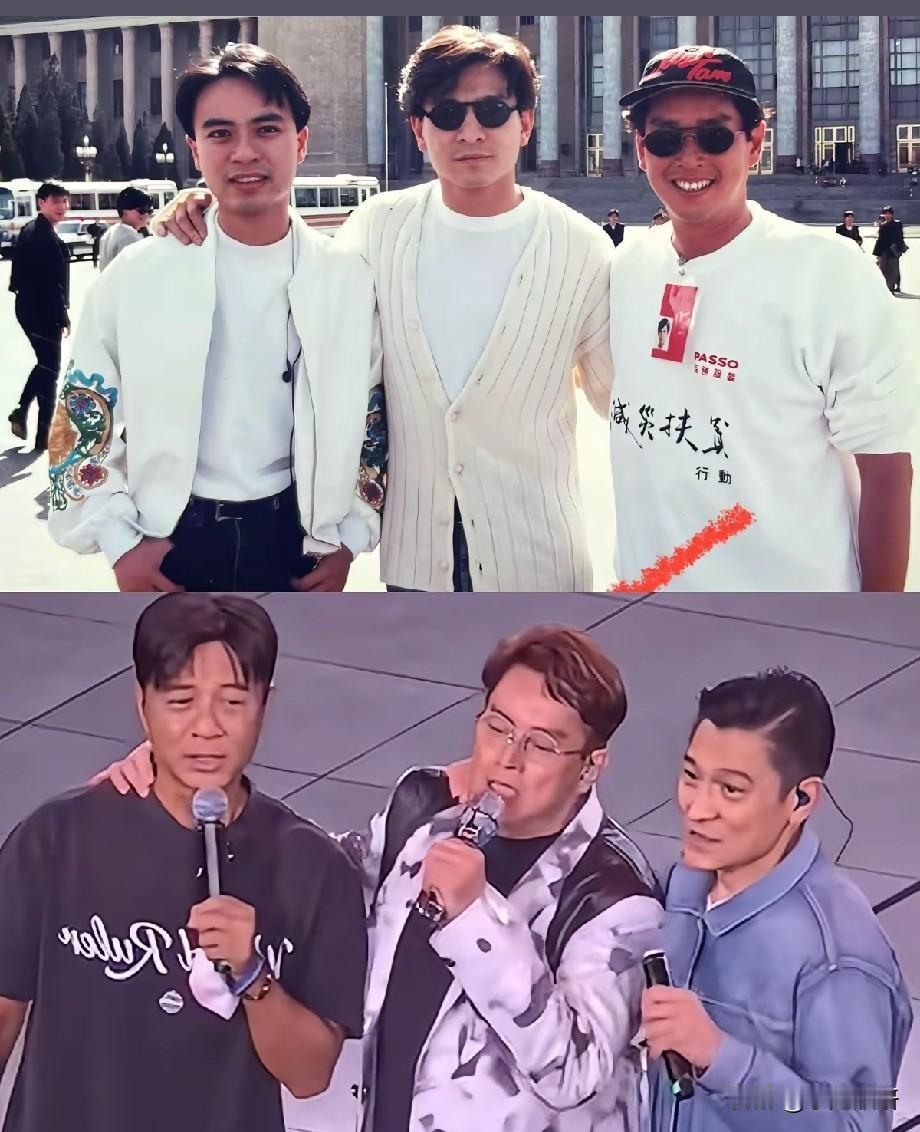 谭咏麟红馆收官夜，刘德华李克勤登台，新旧合照勾起港乐集体回忆
 
谭咏麟红馆终极