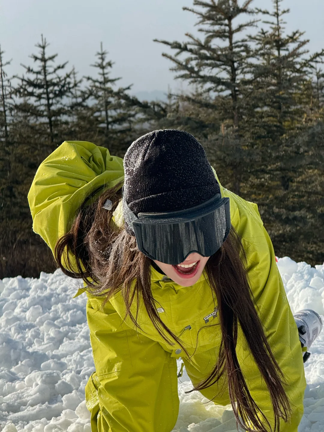 可爱老婆杨超越滑雪美图存
