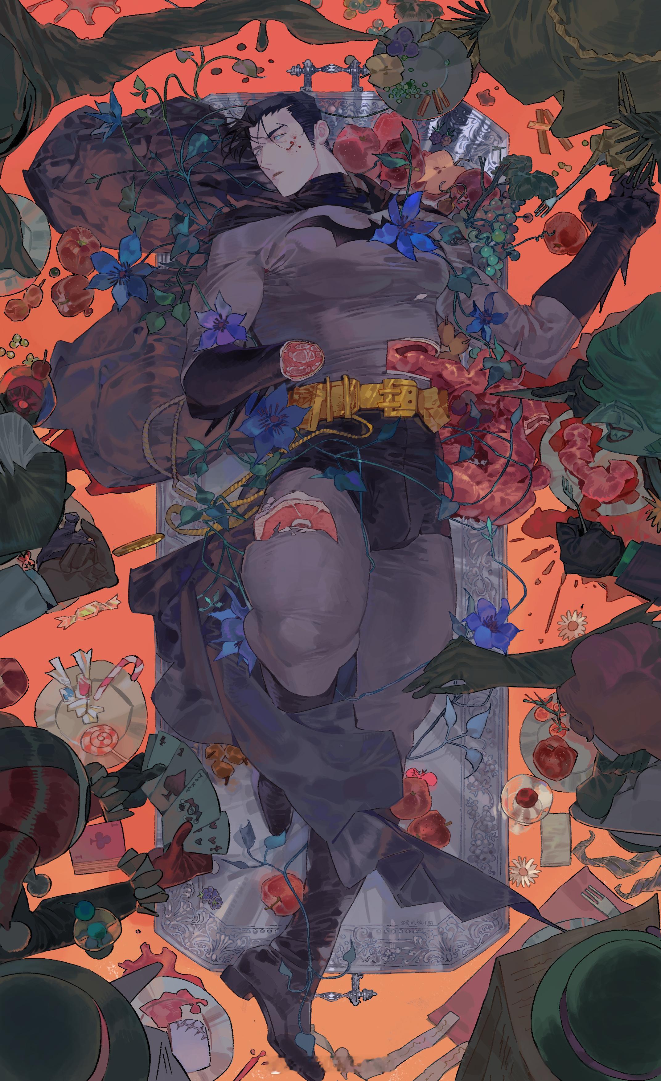 蝙蝠侠 好久没花长时间这么扣一张图了，好爽 