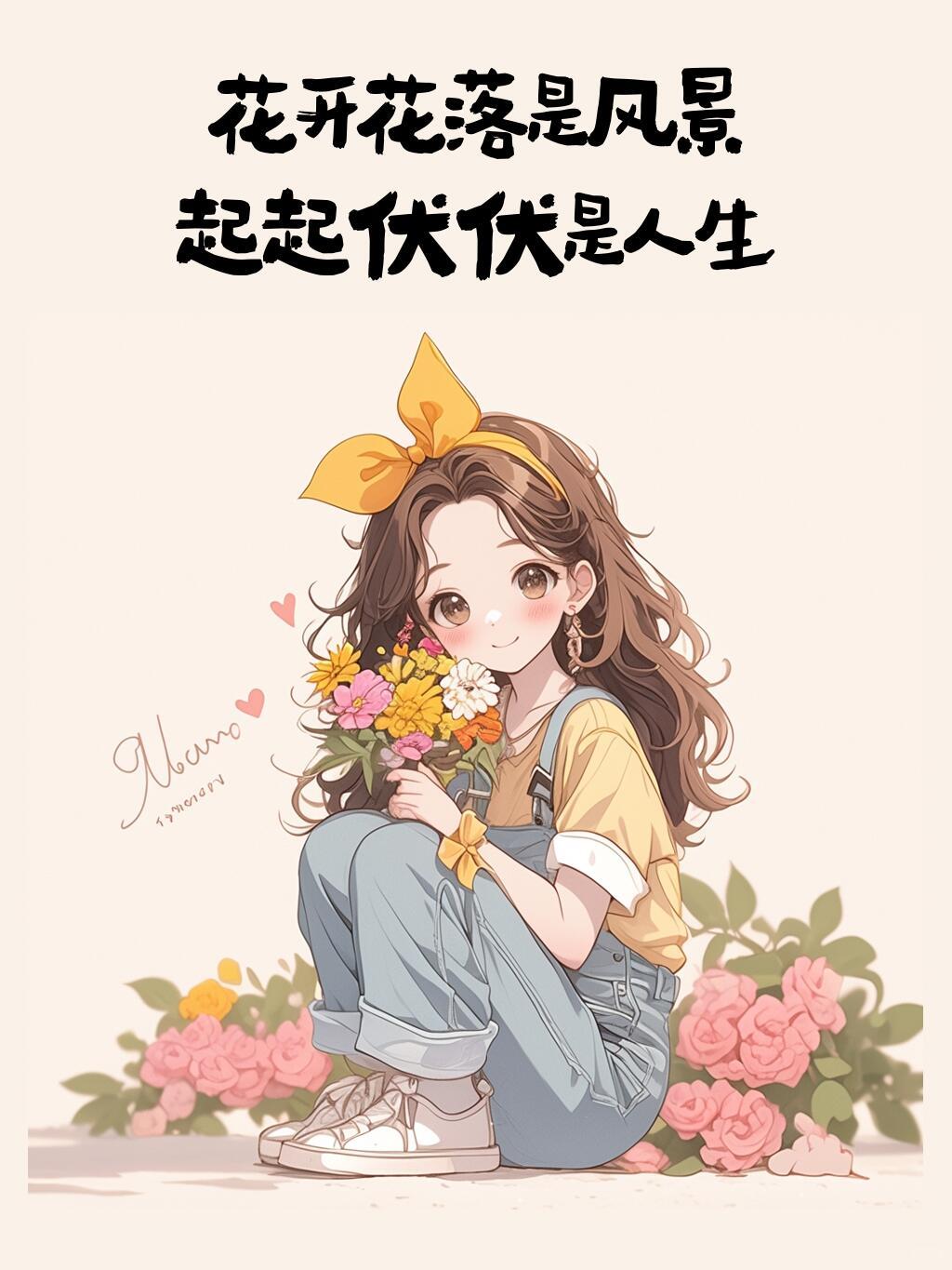 花开花落，藏着岁月最通透的人生启示：
 
1. 盛衰皆是常态，不必执着得失
繁花